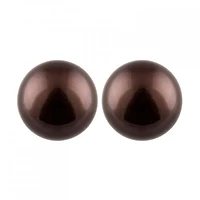 Large Pearl Stud Earrings