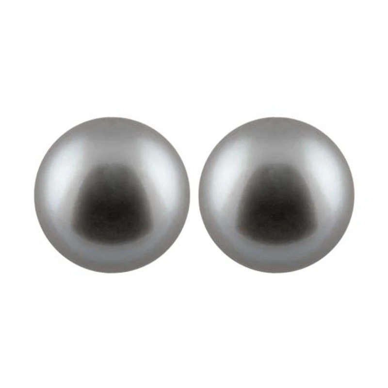 Large Pearl Stud Earrings