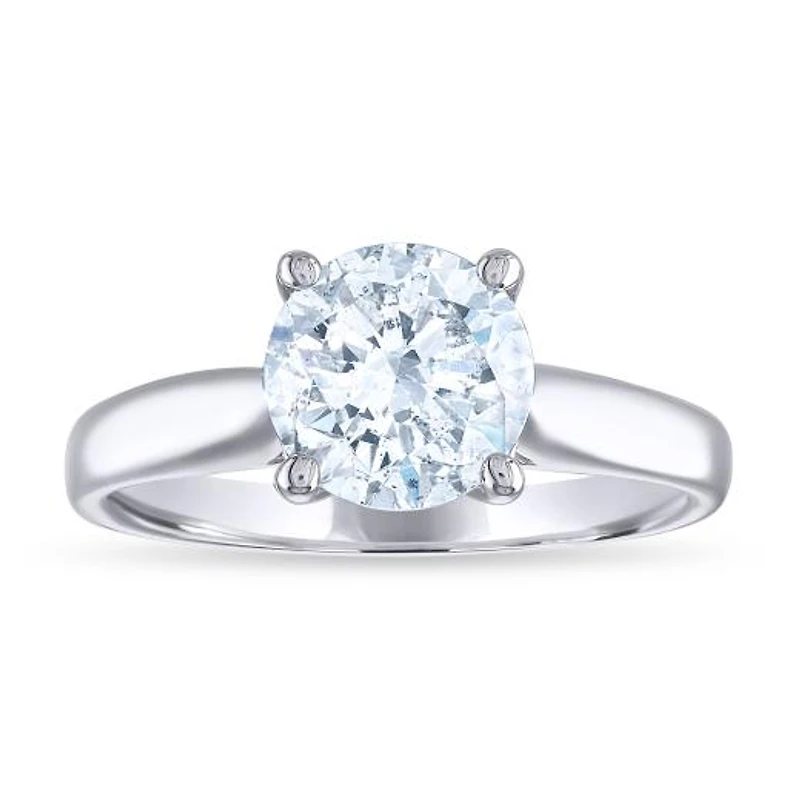 14K White Gold 2.01CT Harmony Diamond Solitaire Ring