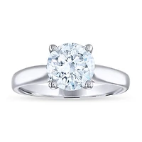 14K White Gold 2.01CT Harmony Diamond Solitaire Ring