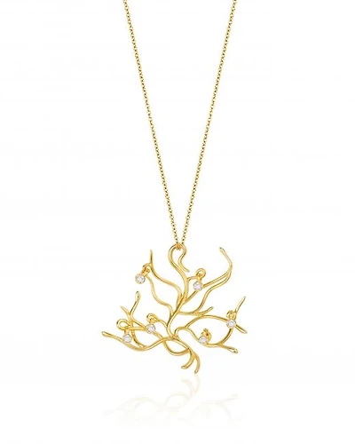 Enchanted Disney Beauty and The Beast Tree of Life Branch Pendant