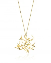 Enchanted Disney Beauty and The Beast Tree of Life Branch Pendant