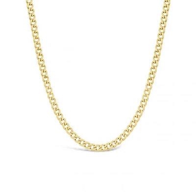 10K Yellow Gold 22" Miami Curb