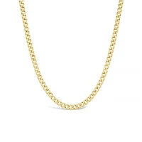10K Yellow Gold 22" Miami Curb