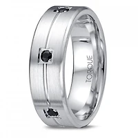7mm Cobalt Black Sapphire Band