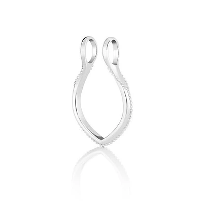Sterling Silver Milgrain Petite Droplet