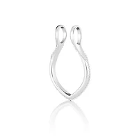 Sterling Silver Milgrain Petite Droplet