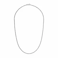 Sterling Silver 24" 2mm Diamond Cut Necklace