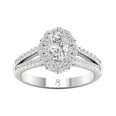 My Diamond Story 14K White Gold 1.00CTW Bridal Ring