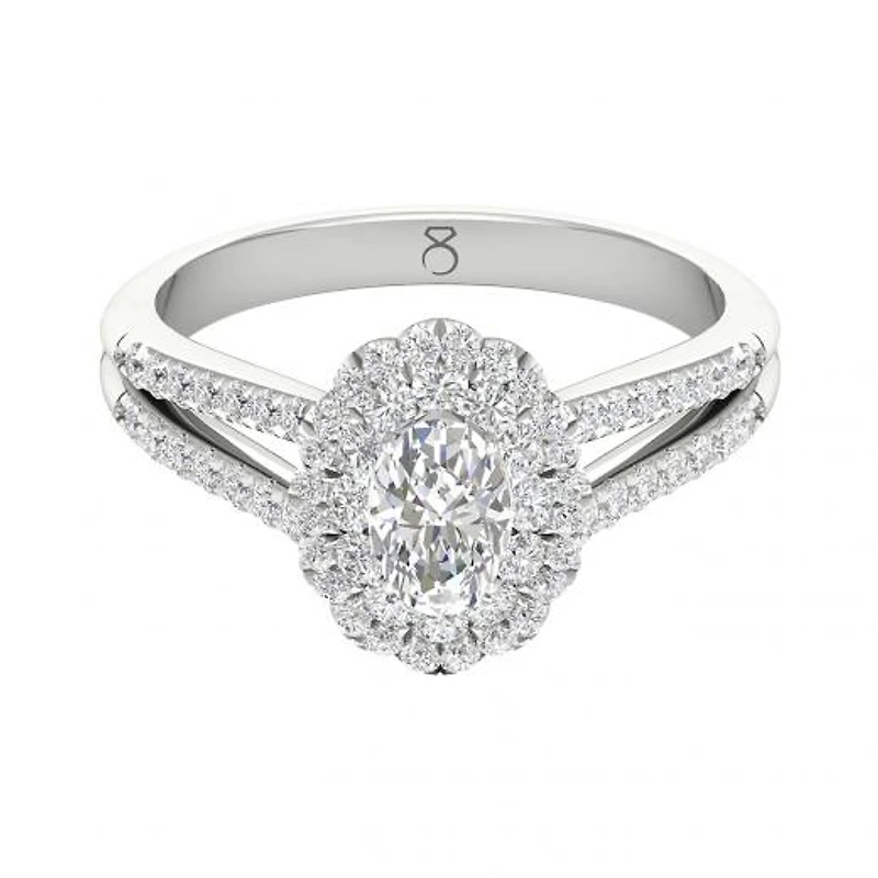 My Diamond Story 14K White Gold 1.00CTW Bridal Ring