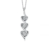 Sirena 10K White Gold 0.14CTW Pendant