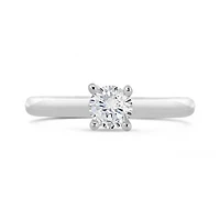 Glacier Fire 14K White Gold Canadian 0.50CT Diamond Solitaire Ring