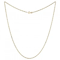 10K Gold 18" 1.45mm Singapore Chain