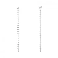 Sonia Danielle Sterling Silver Cubic Zirconia Earrings