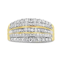 10K Yellow Gold 1.00CTW Fashion Ring