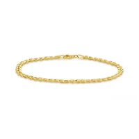 10K Yellow Gold Geometric Bracelet