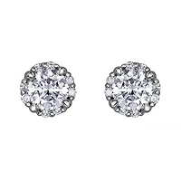 Glacier Fire 0.50CTW White Gold Studs