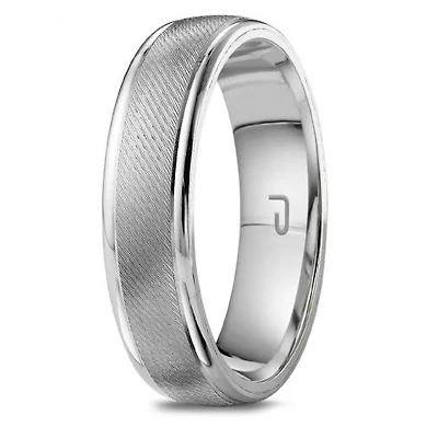 10K Gold Top & Sterling Silver Interior 5.5mm Wedding Band