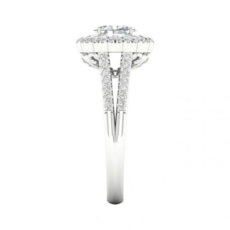 My Diamond Story 14K White Gold Oval Bridal Ring