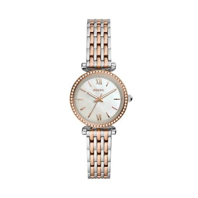 Fossil Women's Carlie Mini Two-Tone Stainless Steel Watch