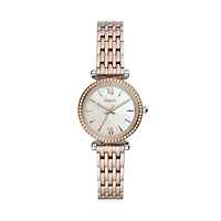 Fossil Women's Carlie Mini Two-Tone Stainless Steel Watch