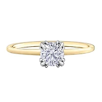 Glacier Fire 14K Yellow and White Gold 0.50CT Diamond Ring