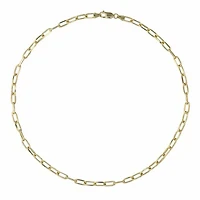 10K Yellow Gold 22" 4.95mm Paperclip Chain