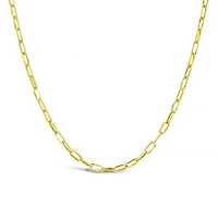 10K Yellow Gold 22" 4.95mm Paperclip Chain