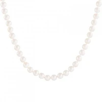 14K Yellow Gold AA Quality 8mm Japanese Akoya Necklace