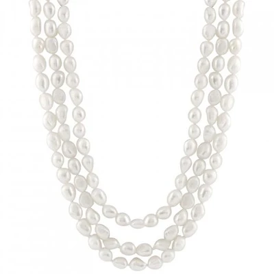 Endless 64" Baroque 8-9mm Pearl Necklace