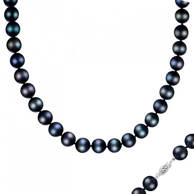 14K White Gold 10-11mm Freshwater Pearl Necklace