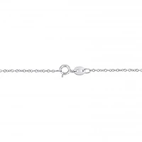 Julianna B Sterling Silver Created Blue & Created White Sapphire Necklace