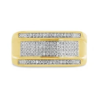10K Yellow Gold 0.20CTW Diamond Ring