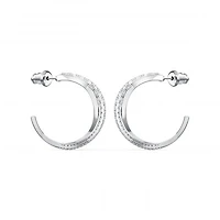 Swarovski Twist Mini Hoop Earring