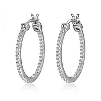Elle Rodeo Drive Oval Hoop