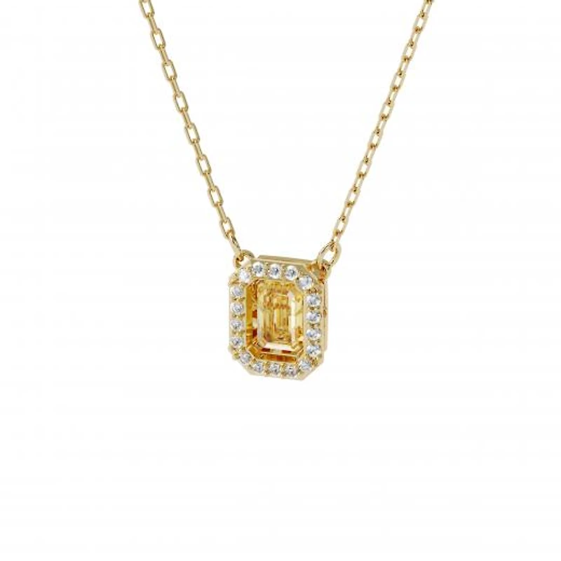 Swarovski Millenia Yellow Square Crystal Necklace