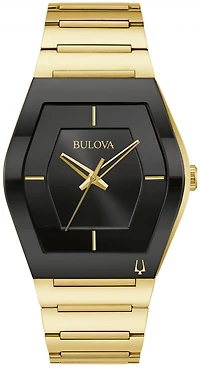 Bulova Men's Futuro Gold Tone Watch
