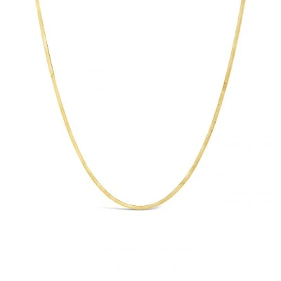 10K Yellow Gold 7.5" 2.15mm Herringbone Bracelet