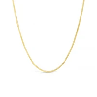 10K Yellow Gold 7.5" 2.15mm Herringbone Bracelet