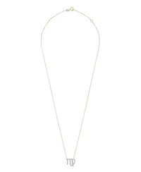 10K Yellow Gold Virgo 0.10CTW Diamond Pendant