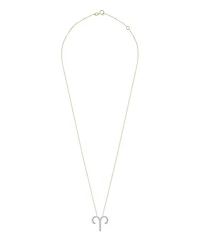 10K Yellow Gold Aries 0.10CTW Diamond Pendant