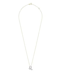 10K Yellow Gold Leo 0.10CTW Diamond Pendant
