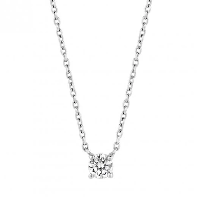Ti Sento Cubic Zirconia Silver Necklace