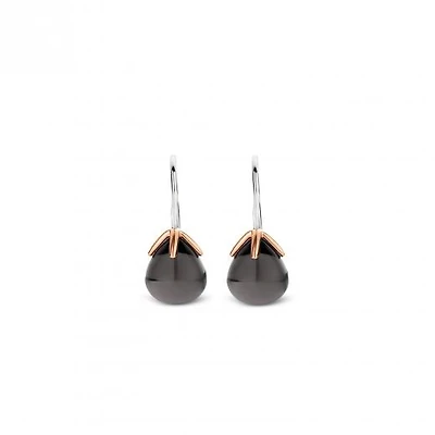 Ti Sento Iconic Grey Blue Earrings