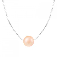 Sterling Silver 10mm Freshwater Pearl 17" Necklace
