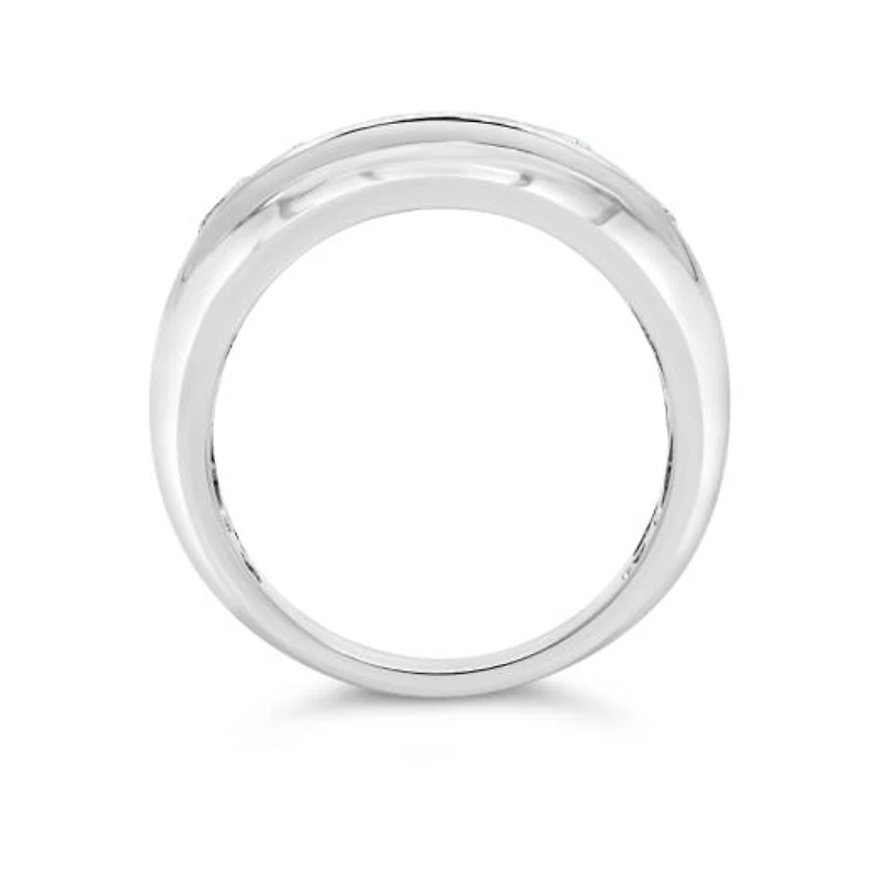 10K White Gold Lab Grown 1.94CTW Diamond Men's Band