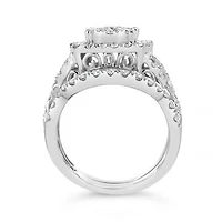 10K White Gold Diamond Bridal Set 2.00CTW I2/HI