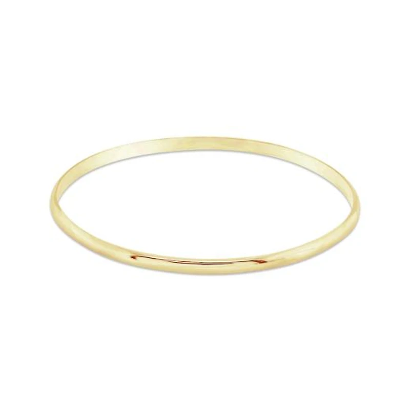 14K Yellow Gold Filled 65mm Polished Slip-On Bangle