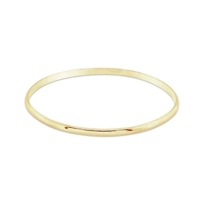 14K Yellow Gold Filled 65mm Polished Slip-On Bangle
