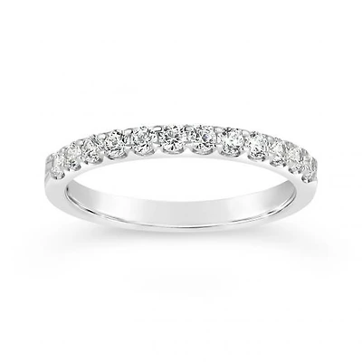 Glacier Fire 14K White Gold 0.44CTW Diamond Wedding Band